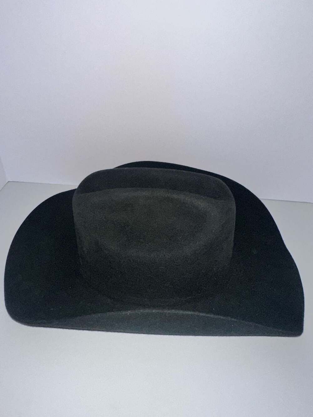 The Boot Jack Rio Grande Valley 3X Ranger Wool Black Western Cowboy Hat Size 7 3